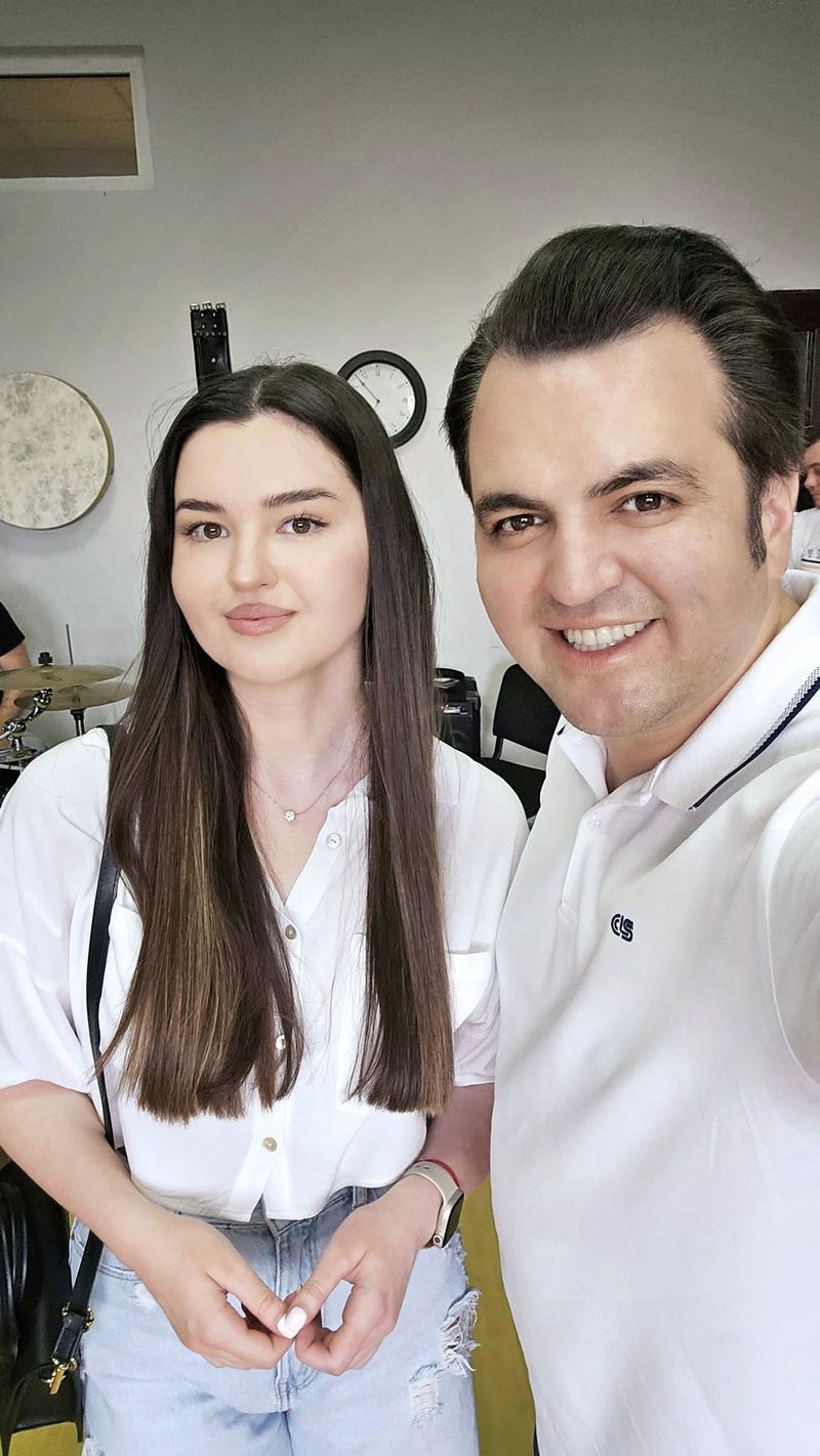 Igor Cuciuc și soția lui