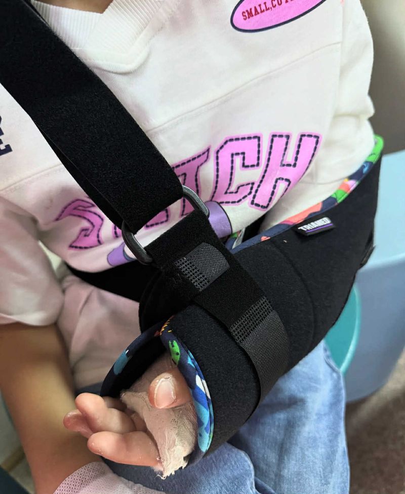 Fiica Gabrielei Cristea și-a fracturat mâna