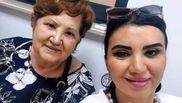 Adriana Bahmuțeanu și mama ei