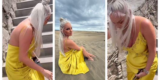 Prin ce peripeție a trecut Maria Constantin, în vacanța din Gran Canaria? Artista nu a mai putut înainta și s-a panicat! 