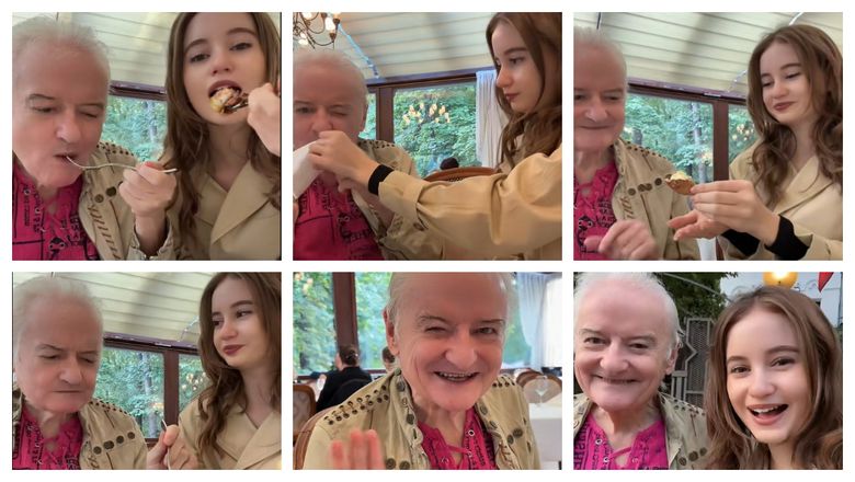 O nouă zi, noi feluri de mâncare încercate de Irina și tatăl său, Irinel Columbeanu! Ce mesaj a transmis fostul om de afaceri, pentru oamenii care îl urmăresc? 