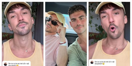 Emil Rengle vorbește despre ce s-a întâmplat, de fapt, în vacanță alături de iubitul său. Au ajuns cei doi la despărțire, așa cum s-a spus în online? „Dacă ne certăm, vă anunțăm în direct, promit.”