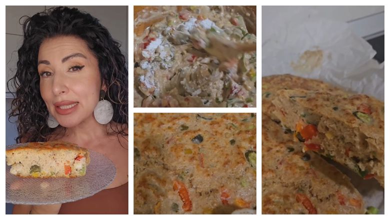 Cum pregătește Carmen Brumă un mic dejun pe grabă, însă extrem de sănătos? Rețeta unui chec cu...mix de legume: “Delicios, sățios, recomand.”