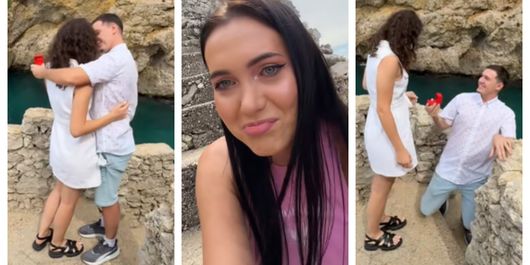 Cristian Comănici și-a cerut iubita în căsătorie! Întregul moment a fost surprins de sora sa, Bianca Comănici: 