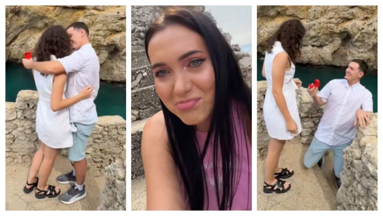 Cristian Comănici și-a cerut iubita în căsătorie! Întregul moment a fost surprins de sora sa, Bianca Comănici: 