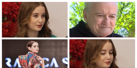 VIDEO Irina Columbeanu a spulberat zvonurile cu privire la faptul că nu și-ar fi anunțat tatăl despre participarea sa la prezentarea de modă! 