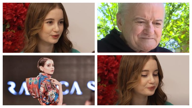 VIDEO Irina Columbeanu a spulberat zvonurile cu privire la faptul că nu și-ar fi anunțat tatăl despre participarea sa la prezentarea de modă! 
