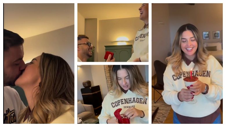 Daniela Sterp, cerută pentru a doua oară în căsătorie de artist. Surpriza pe care i-a făcut-o Culiță de ziua ei: „Să fiu sigur!”