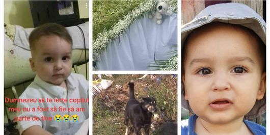 Familia copilului de trei ani, sfâșiat de câini în Mărășești, își strigă durerea. Tatăl băiatului, mesaj tulburător, pe ultimul drum al micuțului: „Nu a fost să fie să am parte de tine.”