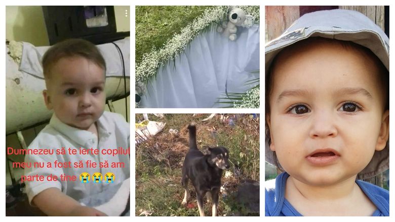Familia copilului de trei ani, sfâșiat de câini în Mărășești, își strigă durerea. Tatăl băiatului, mesaj tulburător, pe ultimul drum al micuțului: „Nu a fost să fie să am parte de tine.”