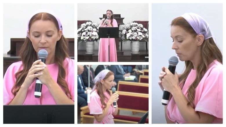 Apariție de nerecunoscut a Dianei Dumitrescu, după ce s-a botezat în religia penticostală. Cum s-a afișat actrița în biserică