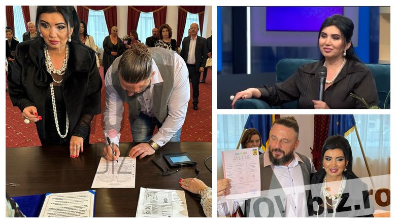 Primele declarații ale Adrianei Bahmuțeanu după căsătoria civilă cu George Restivan. Copiii nu au venit nici la acest eveniment important: „Spre sfârșitul vieții o să scriu o carte.”