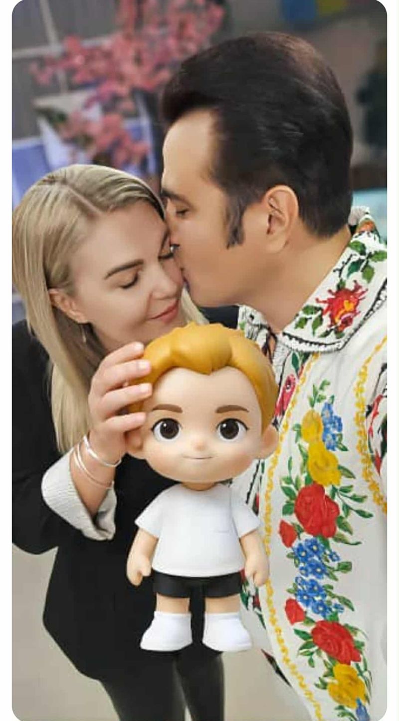 Igor Cuciuc și Diana Cuciuc, fotografie realizată cu inteligența artificială