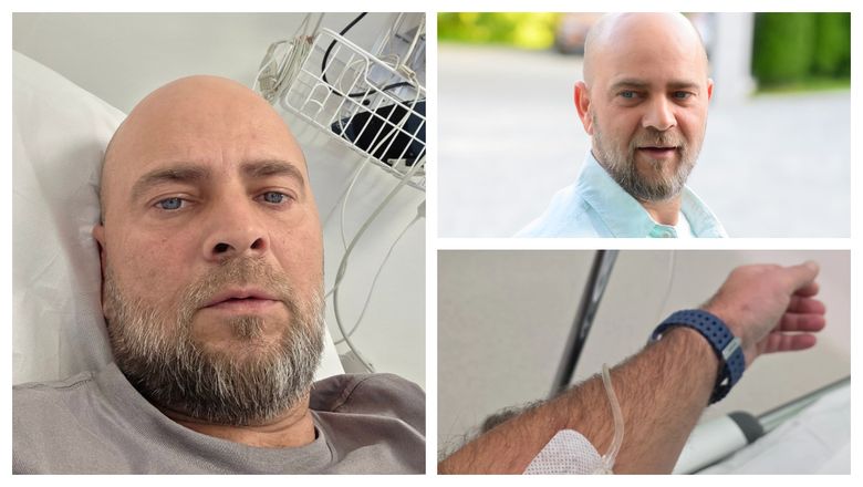 Cosmin Seleși, fotografii de pe patul de spital! Ce a pățit prezentatorul TV, chiar înainte de a urca pe Muntele Athos? 