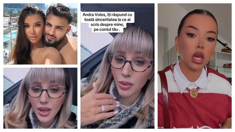 Andra Volos, replică dură pentru Dana Roba, după ce a fost acuzată că i-a distrus căsnicia lui Robert Lele: „Câinii latră...”.