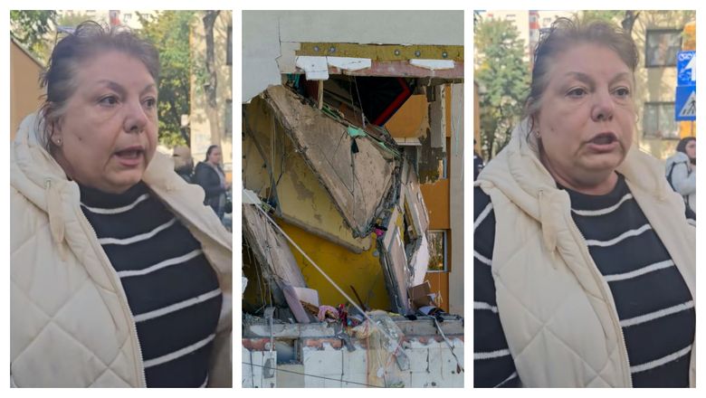 O locatară din blocul care a explodat ieri, pe Calea Rahovei, își strigă disperată nemulțumirea! Totul putea să fie evitat: 