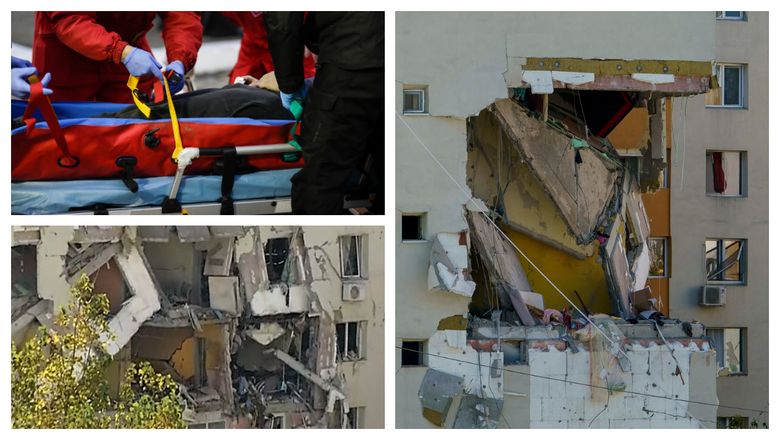 Imaginile șocante care fac înconjurul internetului! A fost extrasă o altă victimă din blocul de pe Calea Rahovei, după ce a cerut singură ajutor, de sub dărâmături