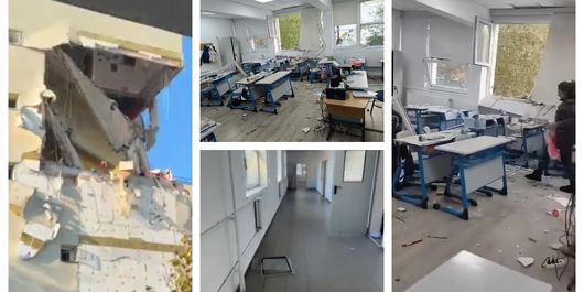 Liceul „Bolintineanu” din Capitală riscă să se prăbușească, în urma exploziei care a avut loc vineri. Se cere un perimetru de siguranță