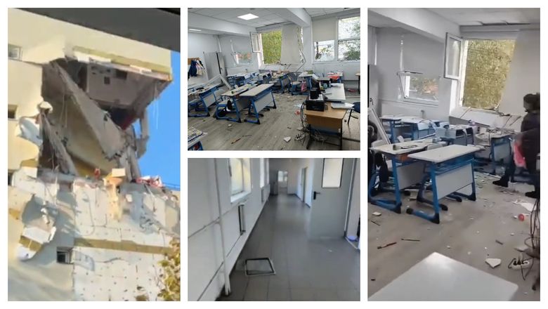 Liceul „Bolintineanu” din Capitală riscă să se prăbușească, în urma exploziei care a avut loc vineri. Se cere un perimetru de siguranță