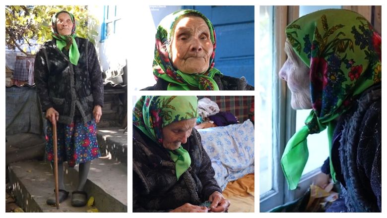 Își petrece ziua privind pe geam, chiar dacă nu vede nimic. Povestea Eugeniei Plitoc, femeia care a împlinit 100 de ani și care se îngrijește singură: „Doar o clasă am învățat, îmi ajunge așa.”