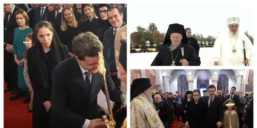 A avut loc sfințirea Catedralei Mântuirii Neamului. Președintele României, Nicușor Dan, alături de familie la marea sărbătoare