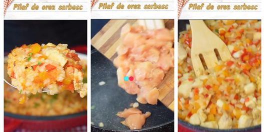 Orez sârbesc cu legume pregătit de Gina Bradea: „E gata într-o oră, fără multă muncă si arată grozav.”