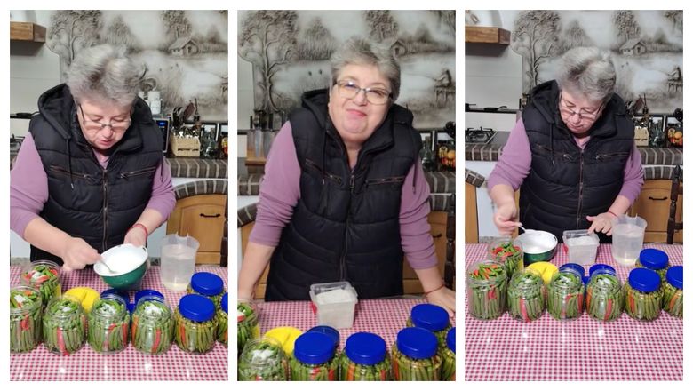 Rețeta Ginei Bradea de ardei iuți la borcan. Care este secretul bucătăresei ca aceștia să reziste până la trei ani? „Nu fermentează, stau așa în cămară.”