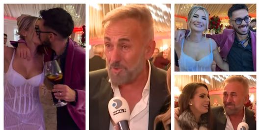VIDEO Tatăl lui Armin Nicoară, lacrimi de emoție pentru începutul unui nou capitol al fiului său! Ce a avut de spus nașa cuplului, Georgiana Lobonț? 