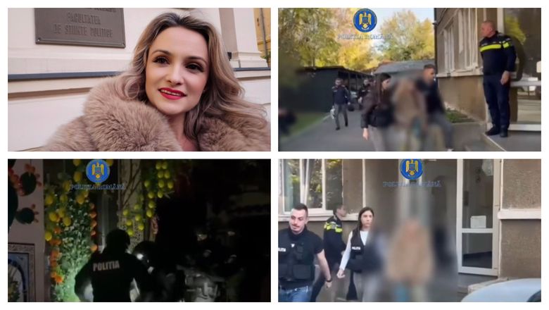 Amalia Bellantoni s-a trezit cu mascații în casă. Motivul pentru care vedeta ar fi  fost reținută, alături de soțul ei