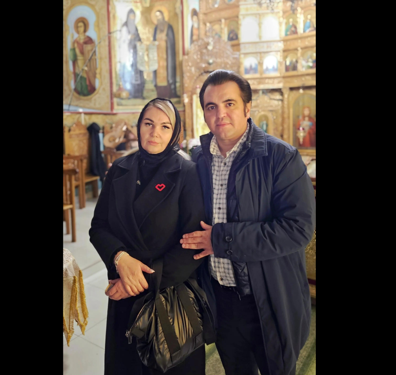 Igor Cuciuc și soția lui