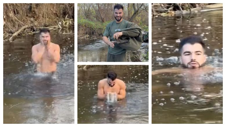 Tratamentul lui Iancu Sterp pentru răceală. Nimeni nu s-ar fi gândit la ce a putut face tânărul: „Se apropie de 0 grade, e aproape de îngheț.”