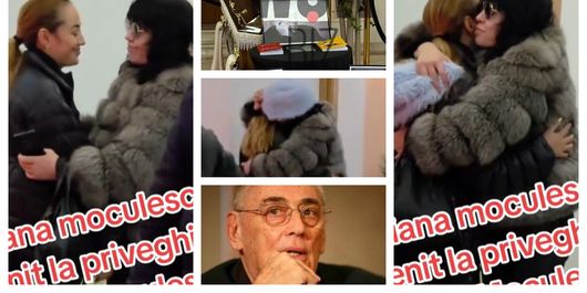 Mariana Moculescu a lăsat deoparte orice urmă de orgoliu și a venit să își susțină fiica, la priveghiul lui Horia Moculescu! Momentul a fost unul de-a dreptul emoționant