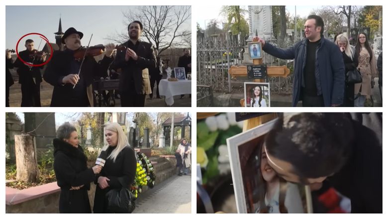 Râuri de lacrimi la mormântul Andreei Cuciuc. S-a împlinit un an de când tânăra s-a stins din viață. Ce declarații au făcut părinții: “Îmi arde sufletul.”