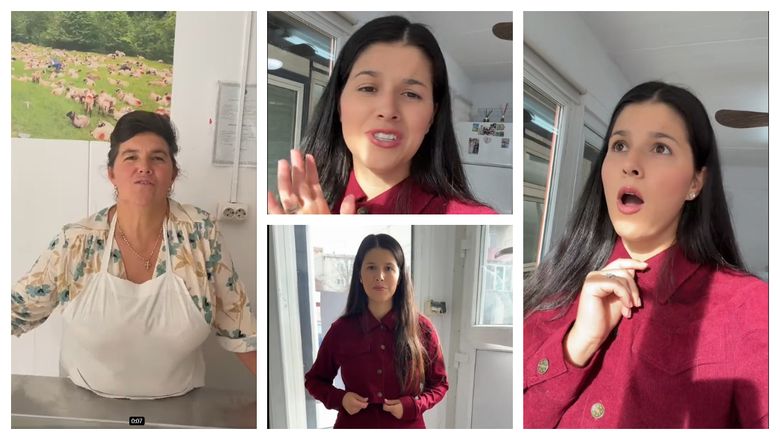 Ținuta cu care Geta Sterp a șocat-o pe mama Geta, când a fost în vizită. Tânăra a filmat toată reacția: “Te-ai emancipat!”