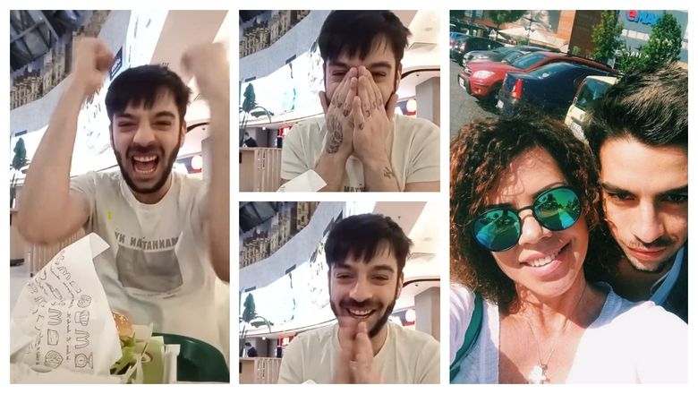 David Pușcaș nu își mai încape în piele de fericire. Tânărul urmează să meargă la un interviu pentru jobul mult visat: „Sunt singur la date, am ieșit să mă iubesc.”