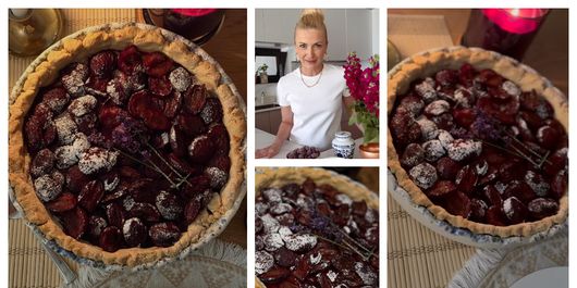 Rețeta de tartă cu prune a Elwirei Petre. Desertul pe care îl poți împărți cu cei dragi! „Este delicioasă! Am făcut și una cu somon și roșii.”