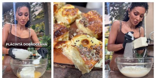 Plăcintă cu brânză, iaurt grecesc și smântână, rețeta pregătită de Majda Aboulumosha: “Presară semințe deasupra.”