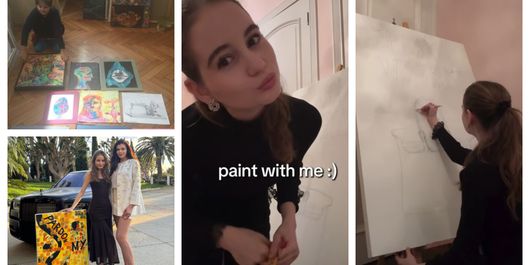 Irina Columbeanu și-a reluat pasiunea pentru pictură! Fiica fostului milionar, Irinel Columbeanu, s-a îndrăgostit de această artă încă de la vârsta de 8 anișori: 