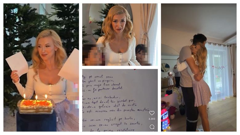 Surpriza pe care i-a făcut-o Victor Cornea partenerei sale, Andreea Bălan, cu ocazia aniversării numelui. Artista a fost emoționată până la lacrimi: “Tu ești minunea mea din povestea noastră.”