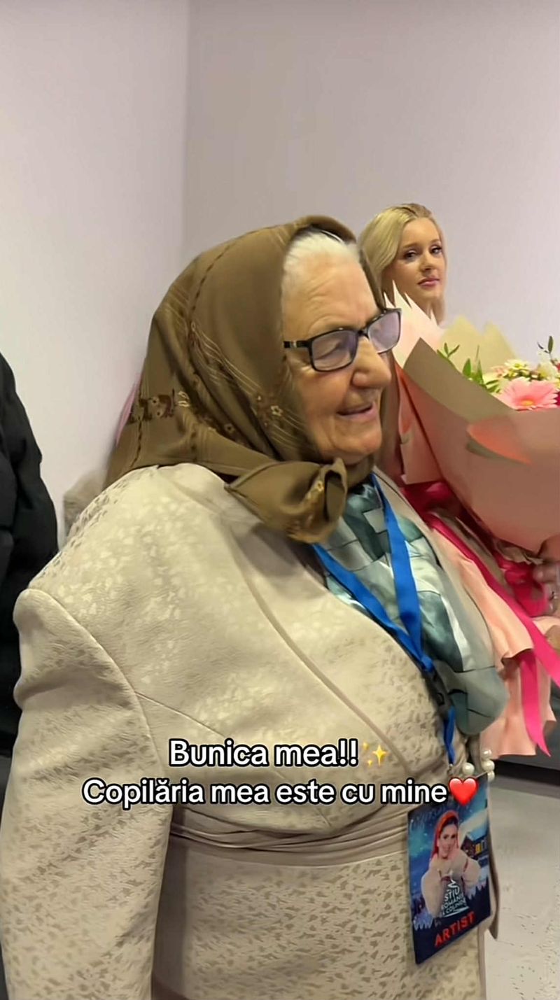 Georgiana Lobonț și bunica ei