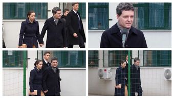 De ce Mirabela Grădinaru nu a votat și ea la alegerile primarului general al Capitalei. Aceasta l-a însoțit pe președintele Nicușor Dan la urnă