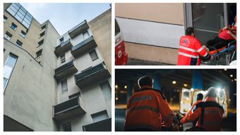 Tragedie de nedescris pentru o femeie, care a căzut de la etajul 10 al unui bloc, având în brațe gemenii de trei ani