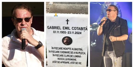 Cum arată mormântul lui Gabriel Cotabiță, la un an de la moartea sa? Regretatul artist nu a fost uitat nici până în ziua de astăzi!