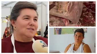 Noi bunătăți pregătite și puse la vânzare de mama Geta! Cu cât vinde aceasta, pastrama de oaie? 
