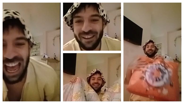 Ce cadou a primit David Pușcaș de la un prieten, în prag de sărbători. Tânărul a arătat imediat în mediul online, extrem de fericit: „În prezent mă învelesc cu două cârpe.”