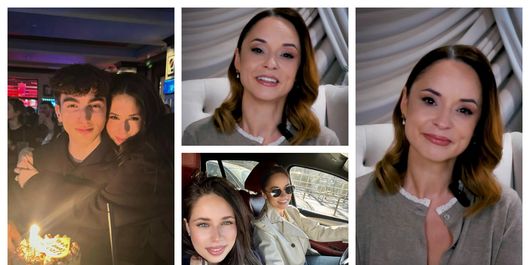 Fiica Andreei Marin s-a postat cu iubitul ei, George, la doi ani de relație. Vedeta le-a transmis și ea imediat un mesaj: „Vă iubește mami!”