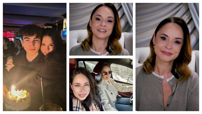 Fiica Andreei Marin s-a postat cu iubitul ei, George, la doi ani de relație. Vedeta le-a transmis și ea imediat un mesaj: „Vă iubește mami!”