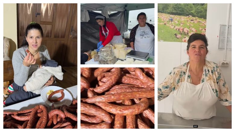 Cât costă pastrama de oaie și virșli, preparatele scoase la vânzare de sărbători, de către familia Sterp: „Am crescut cu ei.”