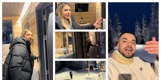 Culiță Sterp a ajuns la casa lui Moș Crăciun! Cum arată cabana în care va sta cu familia, în inima pădurii: “Cu imaginea asta dormim la noapte?”