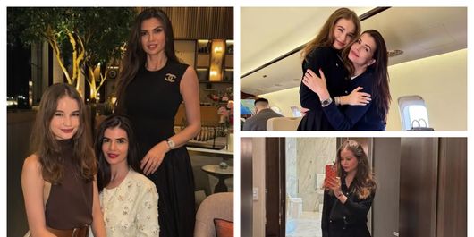 Irina Columbeanu, apariție alături de mama ei, într-un avion privat. Cât costă geanta pe care o purta